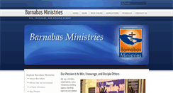 Desktop Screenshot of barnabas-ministries.org